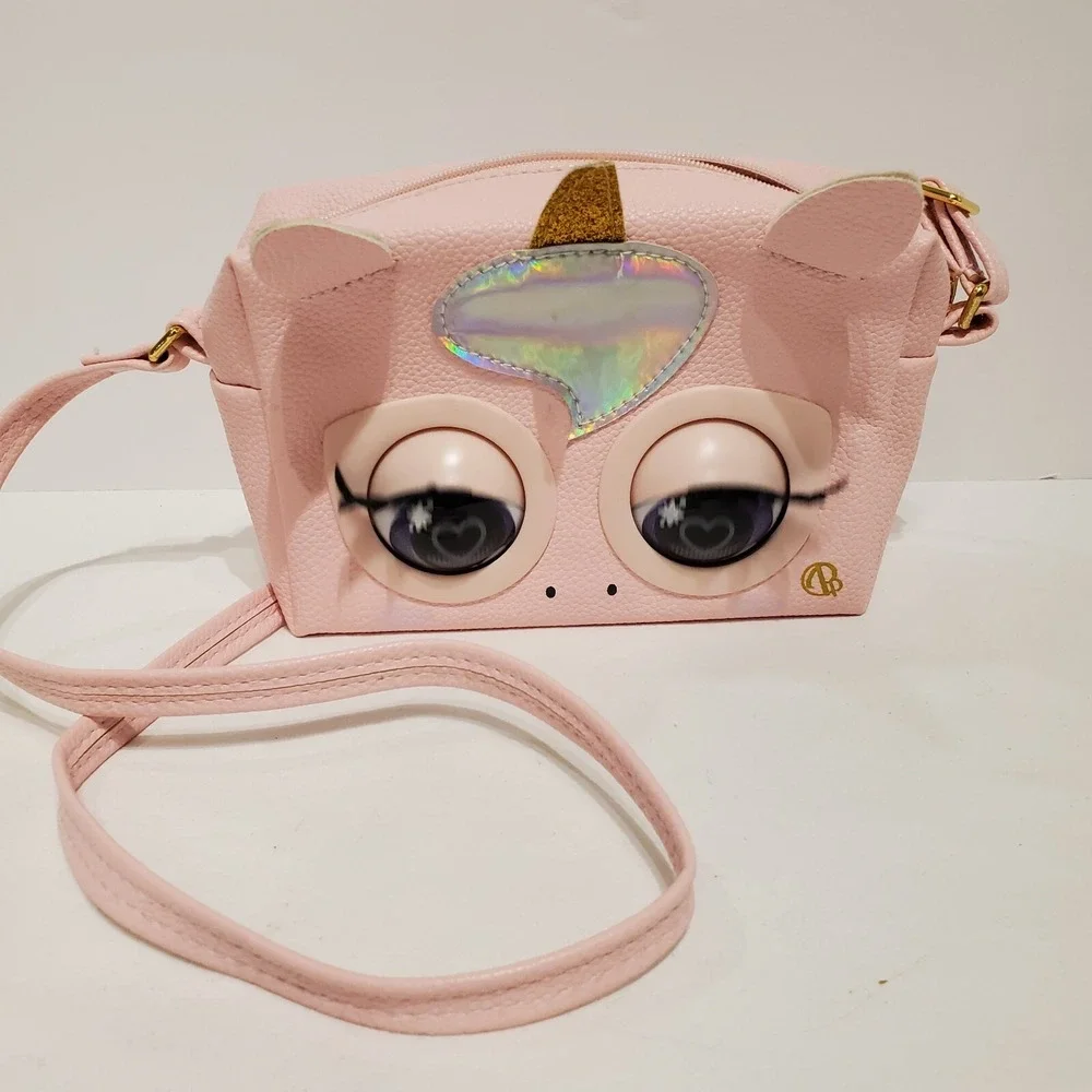 Purse Pets Glamicorn Unicorn Interactive Blinks and Responds to‎ Touch Works